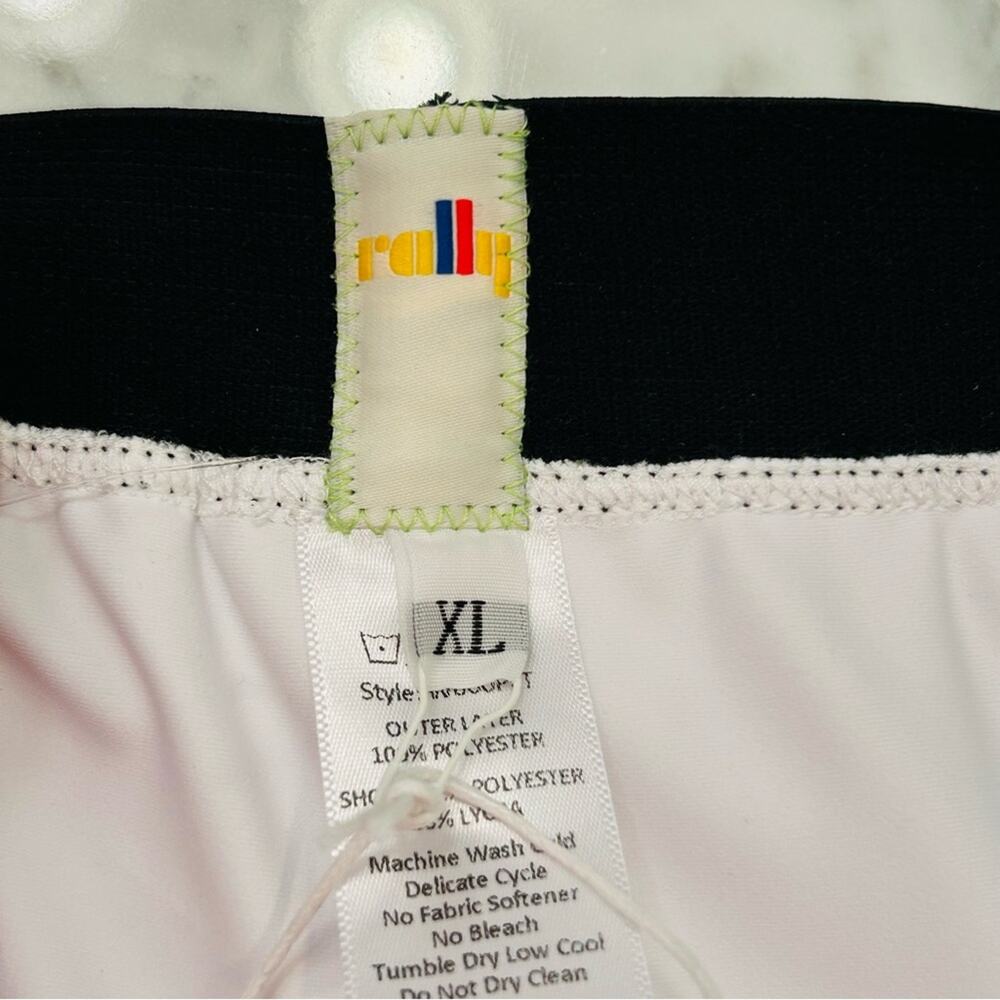 Rally Club White Pleated Skort Skirt Pickleball Tennis XL - Picture 9 of 11